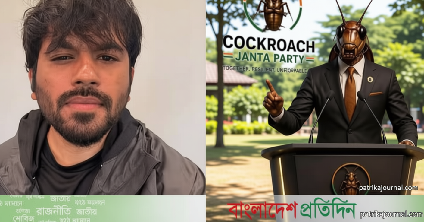বিচারপতির এক বক্তব্য থেকে যেভাবে গঠিত হলো ‘ককরোচ জনতা পার্টি’ | | বাংলাদেশ প্রতিদিন