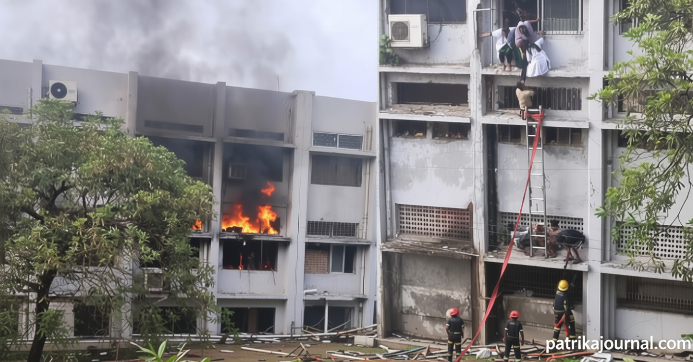 খুলনা মেডিকেল কলেজ হাসপাতালে আগুন | | বাংলাদেশ প্রতিদিন