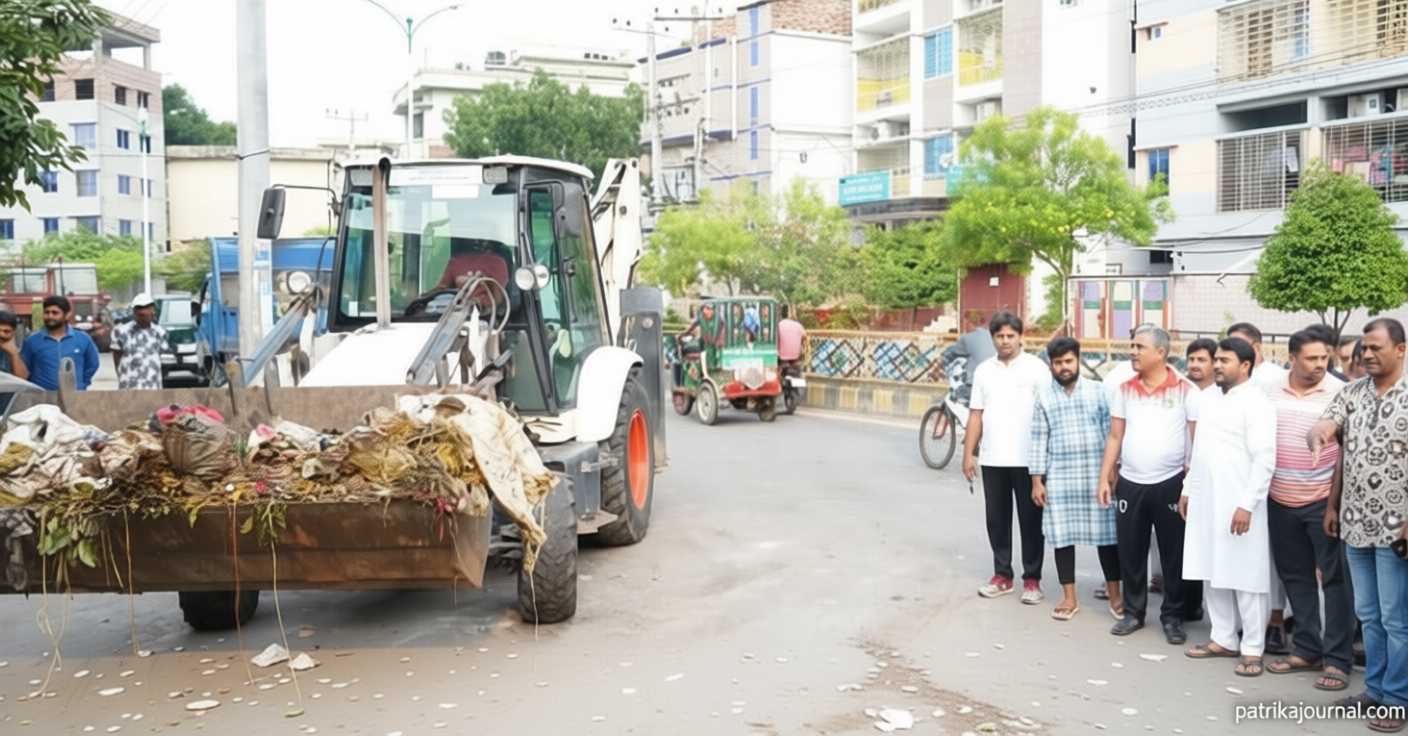 ঘোষিত সময়ের আগেই কোরবানির বর্জ্য অপসারণ করলো রাসিক | | বাংলাদেশ প্রতিদিন