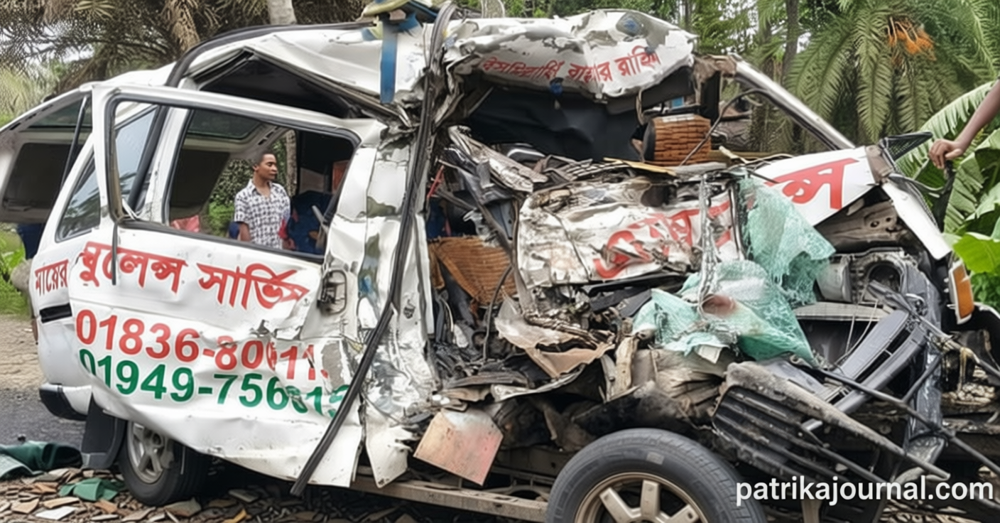 ফরিদপুরে বাস-অ্যাম্বুলেন্স সংঘর্ষে নিহতদের ৪ জন একই পরিবারের | | বাংলাদেশ প্রতিদিন