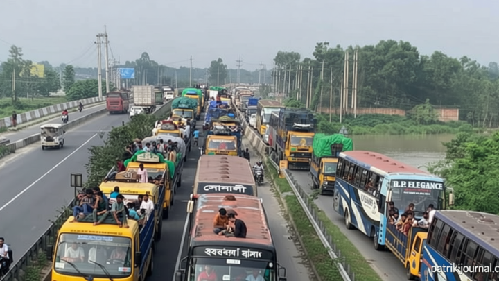 ঈদযাত্রায় ভোগাবে যানজট! | | বাংলাদেশ প্রতিদিন