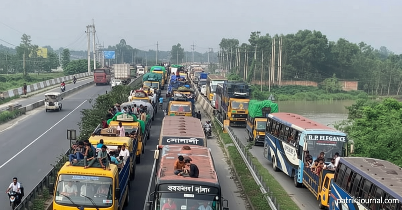 ঈদযাত্রায় ভোগাবে যানজট! | | বাংলাদেশ প্রতিদিন