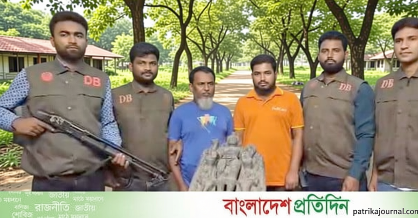 বগুড়ায় কষ্টি পাথরের বিষ্ণুমূর্তি উদ্ধার, গ্রেপ্তার ২ | | বাংলাদেশ প্রতিদিন