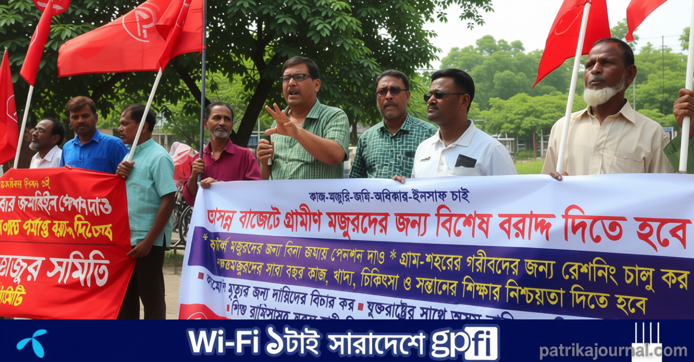 বাজেটে ক্ষেতমজুরদের বিশেষ বরাদ্দের দাবিতে বিক্ষোভ | | বাংলাদেশ প্রতিদিন