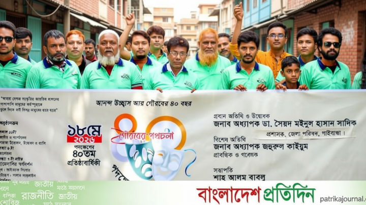 গাইবান্ধায় পদক্ষেপের প্রতিষ্ঠাবার্ষিকীতে র‌্যালি আলোচনা ও নাটক মঞ্চায়ন | | বাংলাদেশ প্রতিদিন