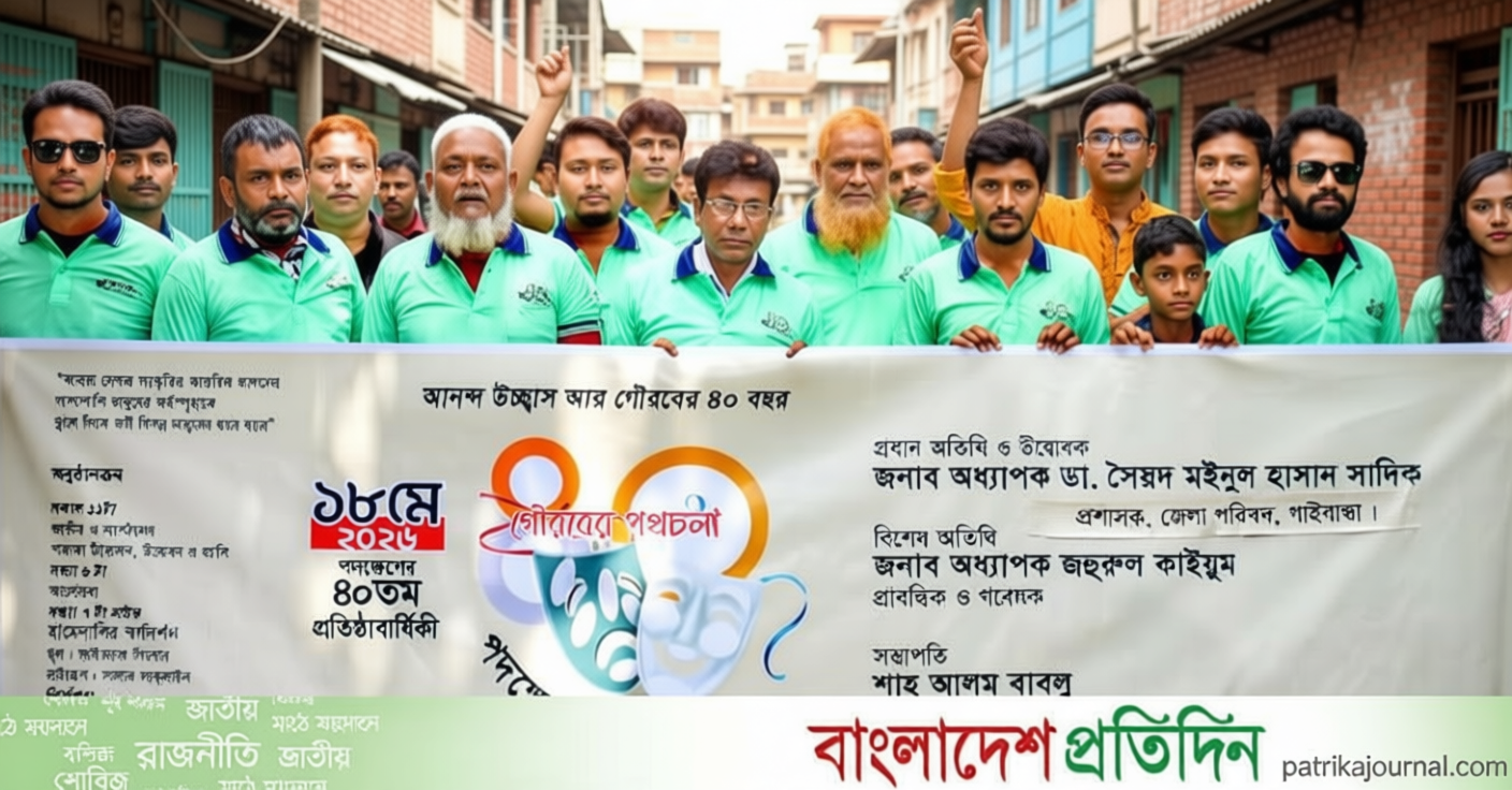 গাইবান্ধায় পদক্ষেপের প্রতিষ্ঠাবার্ষিকীতে র‌্যালি আলোচনা ও নাটক মঞ্চায়ন | | বাংলাদেশ প্রতিদিন