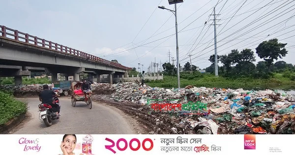 মোগরাপাড়া চৌরাস্তা সেতুর নিচে ময়লার ভাগাড়, দুর্গন্ধে অতিষ্ঠ জনজীবন | | বাংলাদেশ প্রতিদিন