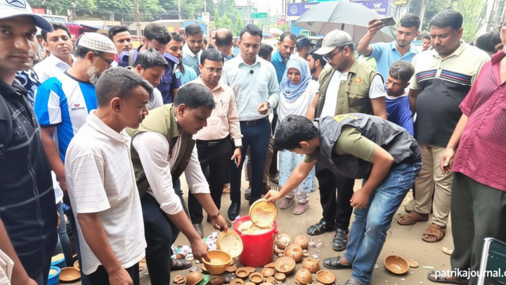 বগুড়ায় পচা ও বাসি দই বিক্রির অভিযোগে জরিমানা | | বাংলাদেশ প্রতিদিন