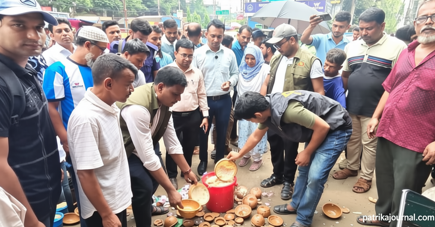 বগুড়ায় পচা ও বাসি দই বিক্রির অভিযোগে জরিমানা | | বাংলাদেশ প্রতিদিন