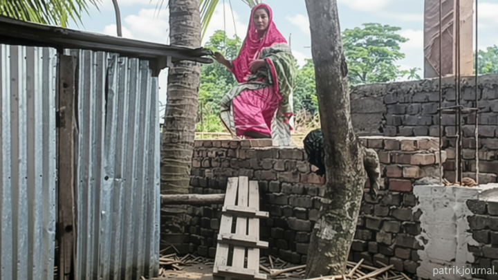 রাস্তা বন্ধ: দেড় বছর ধরে পরিবারটির জীবন চলছে দেয়াল টপকে | | বাংলাদেশ প্রতিদিন