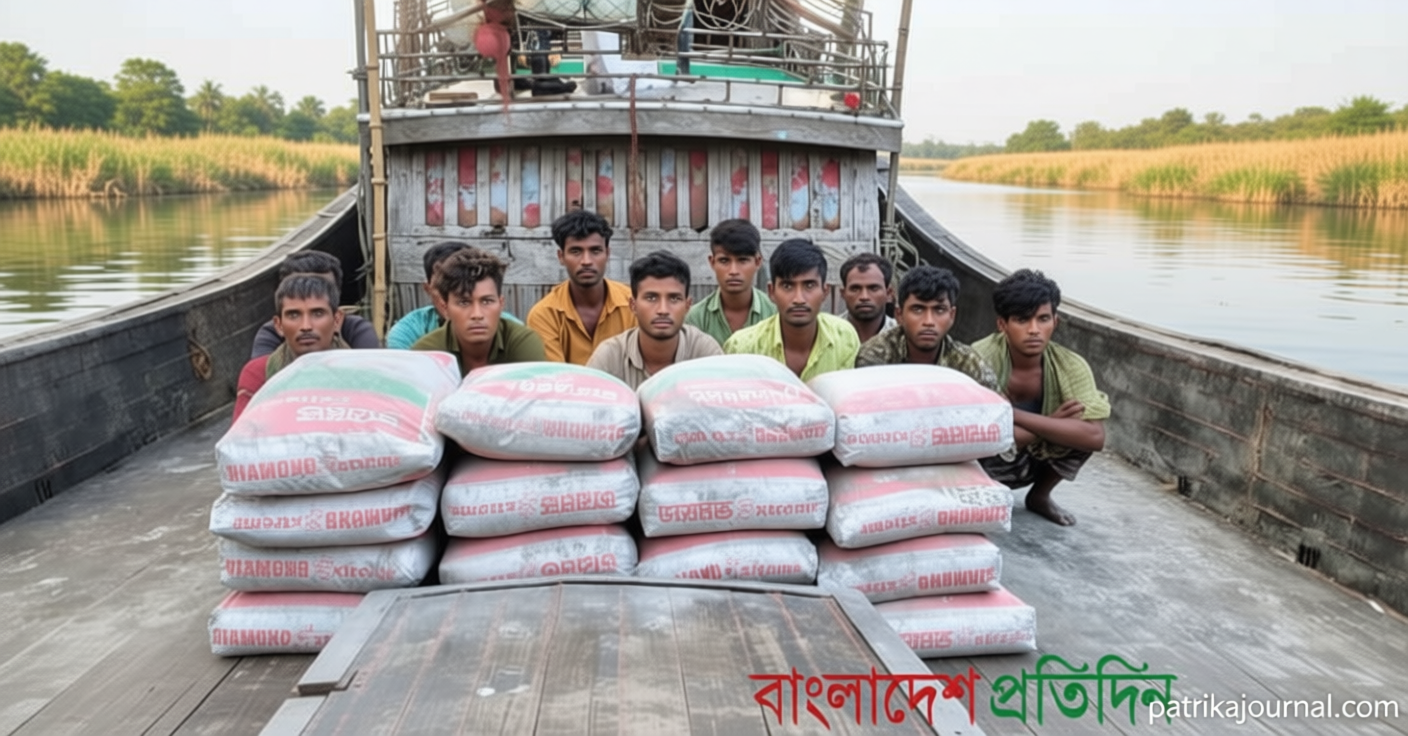 মিয়ানমারে পাচারকালে সিমেন্ট বোঝাই দু’টি বোটসহ আটক ২১ | | বাংলাদেশ প্রতিদিন