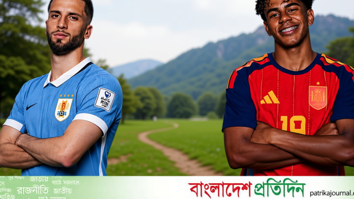 আত্মবিশ্বাস নিয়েই স্পেনের সামনে উরুগুয়ে | | বাংলাদেশ প্রতিদিন