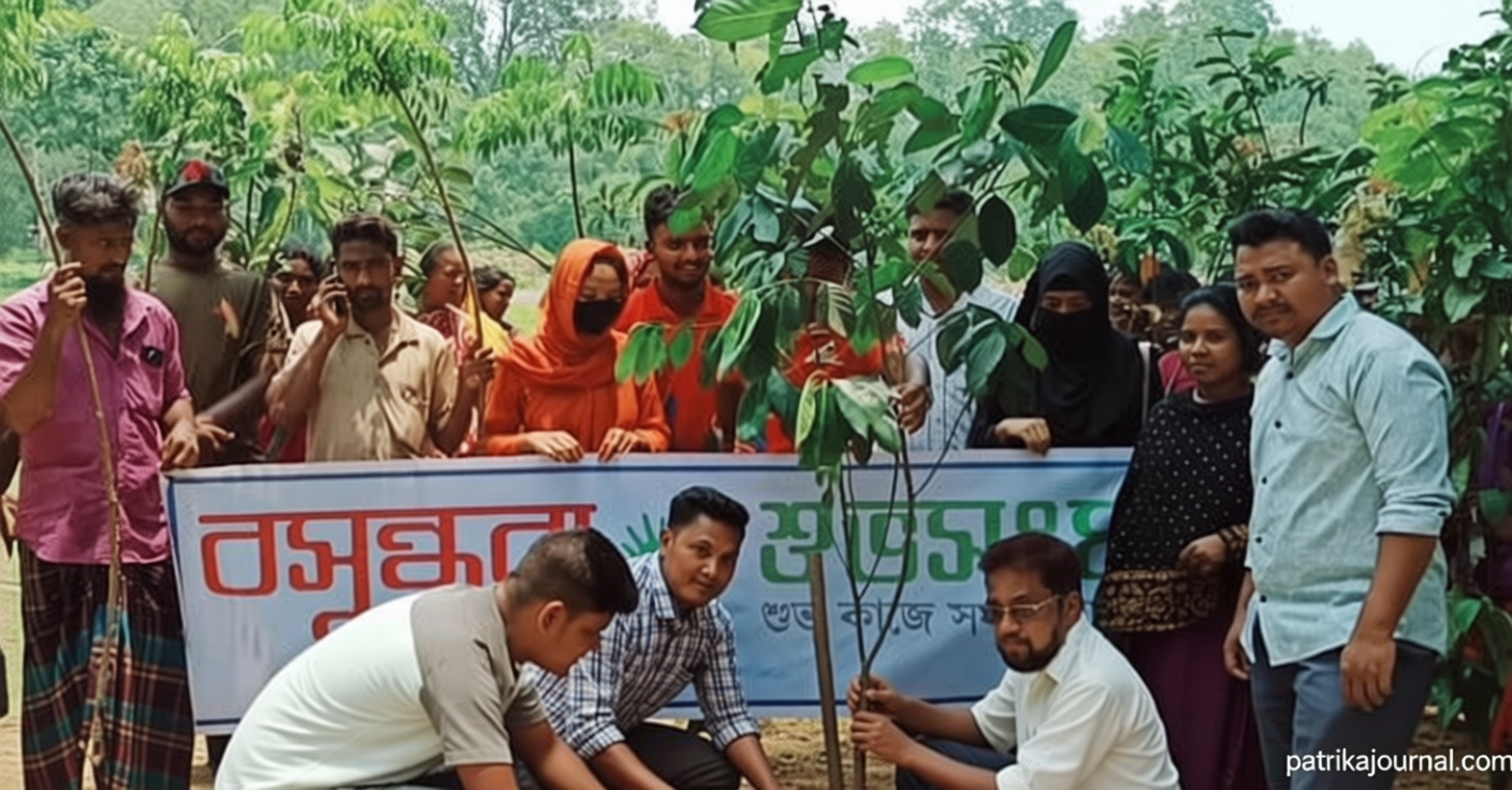 বীরগঞ্জে ক্ষুদ্র নৃ-গোষ্ঠীর মাঝে বসুন্ধরা শুভসংঘের গাছের চারা বিতরণ | | বাংলাদেশ প্রতিদিন